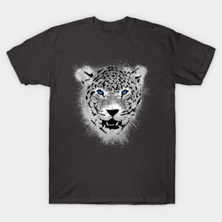 White Tiger - Paint Splatters T-Shirt